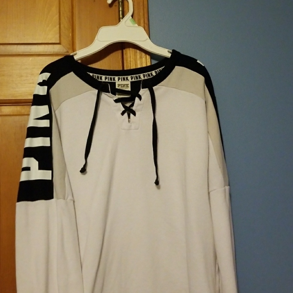 PINK Victoria's Secret Laced Sweatshirt